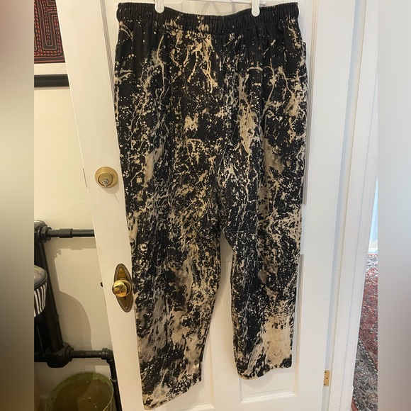 Bleach dyed raw denim jeans - Picture 3 of 3